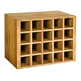 Parnell Wine Rack Insert for Console Table in Rustic Oak