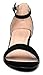 J. Adams Daisy Heeled Sandals - Ankle Strap Low Block, Open Toe Dress Pumps, Chunky Heels - Dressy Shoes for Women - Bridal, Wedding, Summer Sandals