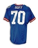 Sam Huff Signed New York Giants Blue Throwback Jersey - 1956 Champs NFL