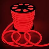 IMAGE OF Free Shipping Flex Flexible LED Neon Strip Rope Light Bright Red 150' Holiday Christmas Day Xmas Decorative Lighting Kit