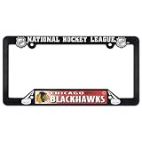 Chicago Blackhawks Official Logo Plastic License Plate Frame