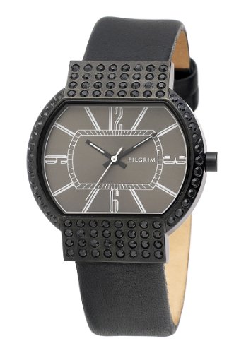 Pilgrim Damenuhr 780-167 Uhr, Schwarzmetal, schwarz Preisvergleich