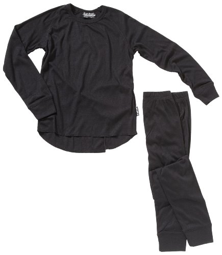 Killtec Kinder Funktionsunterw&auml;sche-Set Napoli, schwarz, 152, 10799-000