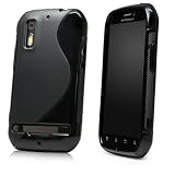 4161iYTVWLL. SL160  BoxWave Motorola Photon 4G DuoSuit, Slim Fit TPU Skin Case (Jet Black)