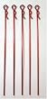EXTRA LONG BODY CLIP 1/10 - METALLIC RED - 5PCS.