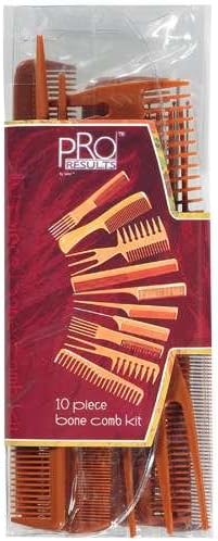 BY LUXOR 10 PIECE BONE COMB STYLING KIT