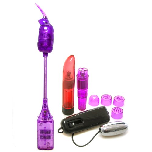 Cheap Tantrica Purple Phthalate Free Rabbit Multi-Speed Vibrator Adult Sex Toy Kit