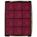 Silver Cup Chalk, Burgundy, 12-Piece Box