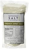 French Grey Sea Salt, pure & natural sea salt from the Celtic Region of France (1lb Fine Grain)