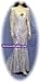 High Neck Train Length Gown, Ivory/Ivory, Size 16