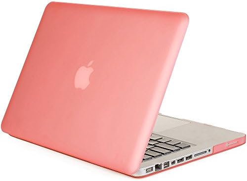 DeFaith - Pro 13.3 A1278 (Non-Retina) Translucent Shell Case - Premium Matted Rubberised Snap-on Hard Case Cover for Apple Macbook Pro 13.3 - Model A1278 (pink)