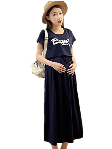 【TPGROWIN】 マタニティ ウェア 授乳服 ワンピース 授乳口付き 外出着 妊婦服 出産 準備 産前 産後 授乳 楽ちん ロング丈 全3色