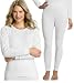 Hanes Everyday Women's Thermal Set (Long Sleeve Crew and Long Johns) - Colors Available