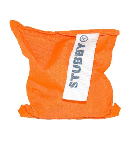 Present Time UK PT T&uuml;rstopper Stubby, orangefarbenes Nylon