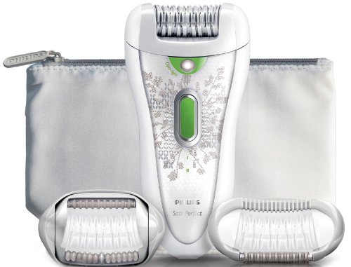 Philips HP6570 SatinPerfect Luxury For Legs Epilator With Luxury Bag And Two Attachment Heads