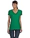Fruit Of The Loom Heavy Cotton Hd Ladies' V-Neck Tee (Kelly) (L)
