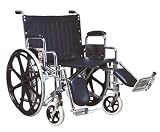 Everest & Jennings Traveler, 400 lb Capacity Wheelchair - Elevating Legrests - Heavy Duty