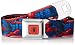 Spider Logo5 Red/Black Seatbelt Belt - SPIDER-MAN 3-Action Poses/Bricks/Stripe Blues/Red/White Webbing REGULAR