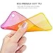 iPhone 6s Case,CLONG iPhone 6 6s Cover Colorful Clear Shell Slim Case Translucent Impact Resistant Flexible TPU Soft Bumper Case Protective Shell for Apple iPhone 6/6S 4.7 inch(Pink&Yellow)