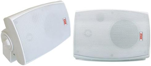 Sony DSX-MS60 Marine Boat Yachht MP3 USB iPod iPhone Stereo AM/FM Radio 4 X 52 Watts Receiver With Cobra MRF300BT Waterproof Marine Handset with Bluetooth Wireless Technology for Use with Bluetooth-Enabled Cell Phone And 4 X 200W 3 Way Marine Audio Boxed Speakers System Outdoor/Deck - Great Outdoor Marine Audio Package (4" Inch)