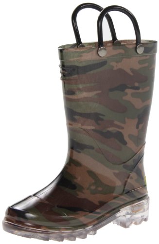 Western Chief kids Camo Light-Up Rain Boot(Toddler/Little Kid)