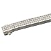 14kt White Gold Princess Luxurious Triple Row Diamond Bracelet