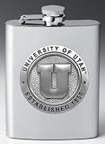 Utah Runnin' Utes 8 oz Stainless Steel Flask - NCAA College Athletics