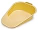 DMI Non-Autoclavable Fracture Bed Pan, Yellow (Pack of 2)