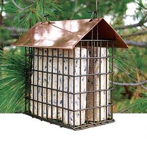Childrens Toyshop  Outdoor Living : Woodlink Copper Top Double Suet Cage
