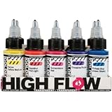 Golden 0000954-0 High Flow Acrylic 10-Color Transparent Set