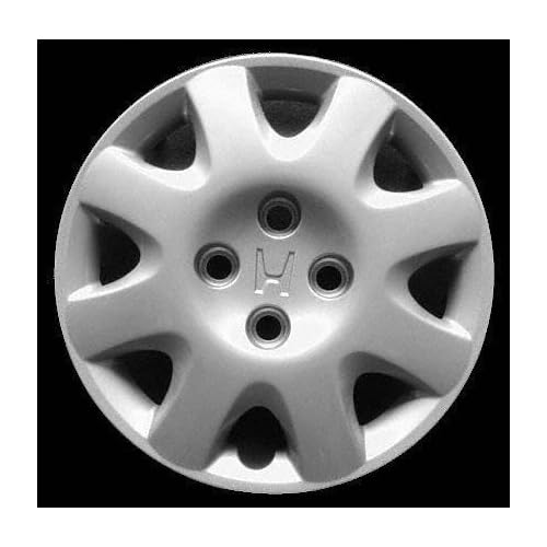 98 00 HONDA CIVIC WHEEL COVER HUBCAP HUB CAP 14 INCH, 8 SPOKE BRIGHT