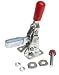 DE STA CO 207-UL Series 207 Vertical Hold Down Action Clamp Long U Bar Flanged Base