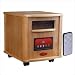 Enjoy safe, soft, and healthy heat for up to 1000 square feet in your home. The lifetime air filter will clean your air as it heats, removing harmful dust mites and impurities. Beautiful oak wood finish adds to your room like a piece of fine and functional furniture.