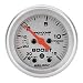 Automotive : Auto Meter 4376 Ultra-Lite Full Sweep Electric Boost / Vacuum Gauge with Peak Memory and Warning