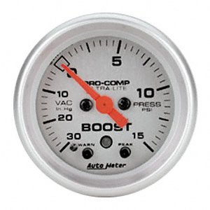 Auto Meter 4376 Ultra-Lite Electric Boost/Vacuum Gauge On Sale