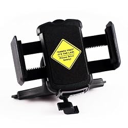 Mountek's nGroove CD Slot Mount - Universal Smartphone Car Mount fits Apple iPhone 3G/3GS/4/4S, Blackberry, HTC, Motorola, Samsung, etc. [Inserts into CD Slot or Grooves in Dash]