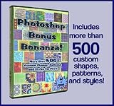 Photoshop Bonus Bonanza - Brushes, Patterns, Shapes & Styles