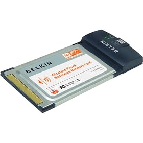 belkin wireless pre n network notebook card adapter