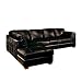 Tuxedo 2-pc. Leather Sectional - Black