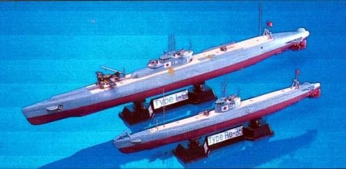 1/700 日本海軍 潜水艦 伊9&呂35 W16