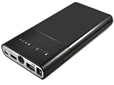 Universal 50Wh External Battery with Adapter for Dell Precision M20 M60 M70, Latitude 2000 2100 D400 D410 D500 D505 D510 D600 D610 D800 D810 X300, Inspiron 6000 1100 9300 8600 2650 1150 600M 700M; Sony F150 F160 F180 F250 F280 F305 F340 F350 F360 F400 F420 F430 F450 F480 F520 F540 F701; Toshiba Satellite 200 300 320 2500 A10 A15 M35 200 300 320, Satellite Pro 430 520 550, Tecra 8100; Laptops, Netbooks, Mobile Phones and More - Black