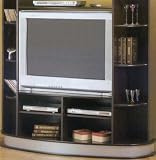 Cappuccino Television Stand With Storage