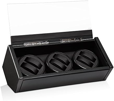 Modalo - Luxurious Watch Winder - Winds up to 6 Watches Simultaneously - Carbon - Designed in Germany ...