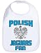 POLISH JAGUARS FAN THE COUNTRY OF POLAND EUROPEAN ROOTS FOOTBALL BABY BIB