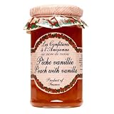Andresy All natural Peach Vanilla pure sugar cane jam preserves 9 oz jar