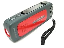 Highgear SmartDynamo Hand Crank Flashlight with AM/FM Radio, Emergency Alarm, and Mobile Phone Charging Port