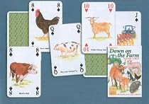 Down on the Farm Playing Cards