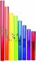 BOOMWHACKERS C Major Diatonic Scale Set (Upper Octave) Boomwhackers Tuned Percussion Tubes
