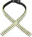Pet Supplies : V Crossover Rhinestone Pet Collar : Size XS : Buckle Style Rhinestone Buckle