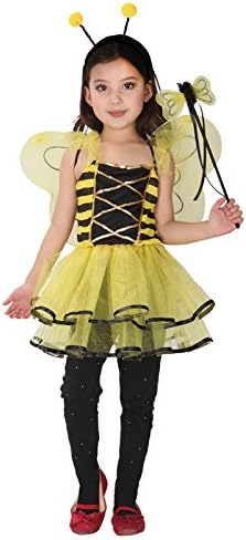 Cosplay Costume Children Halloween Party Fancy Dress Ball Girl Set Honey Bee (XL)